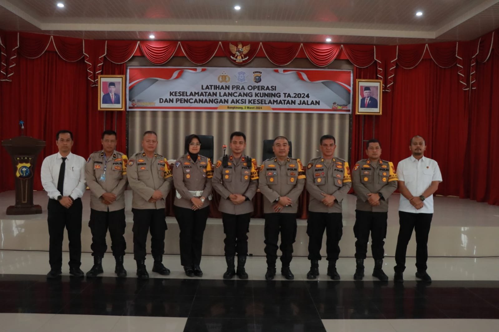 Kesiapan Operasi Keselamatan Lancang Kuning Polres Kampar Gelar